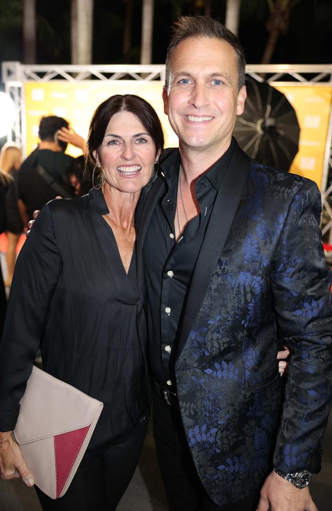 Lorene Blum and Christian Fry at the JAFAICAN premiere with Peter Andre at Gold Coast Film Festival at HOTA. Picture, Portia Large.