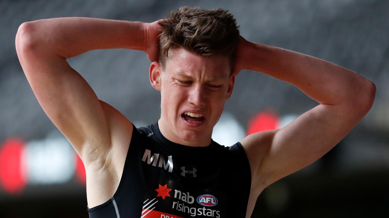 Sam Walsh gives an insight into the draft combine. Picture: Michael Willson