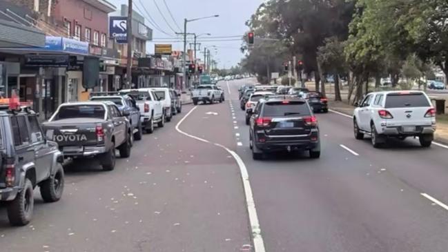 A man has been charged after allegedly assaulting a tobacconist during an armed robbery on Pacific Highway at Swansea before assaulting a youth as he attempted to sell vapes to minors at a nearby club on January 9, 2024. Picture: Google Maps