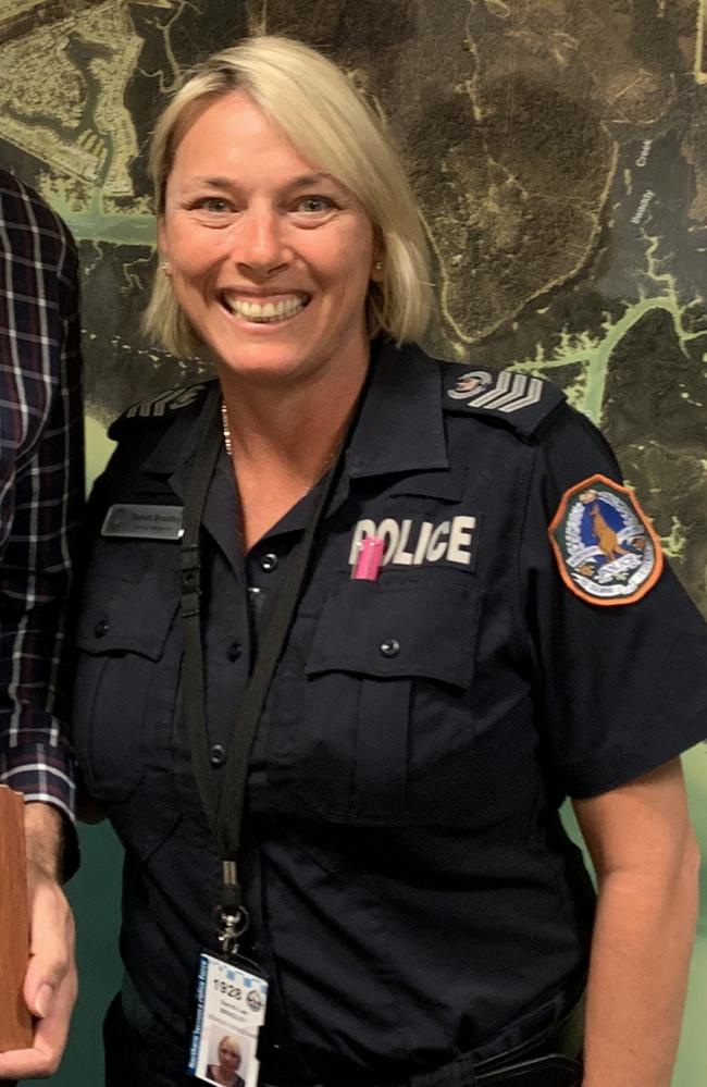 NT Water Police Officer in Charge Senior Sergeant Sandi Mellon.