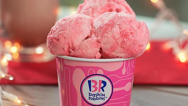 Baskin Robbins icecream was also ordered.