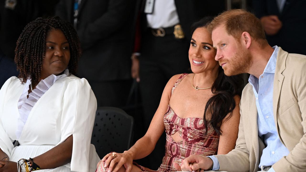 Meghan previously claimed that women should be “linked, not ranked”. Picture: Raul Arboleda/AFP