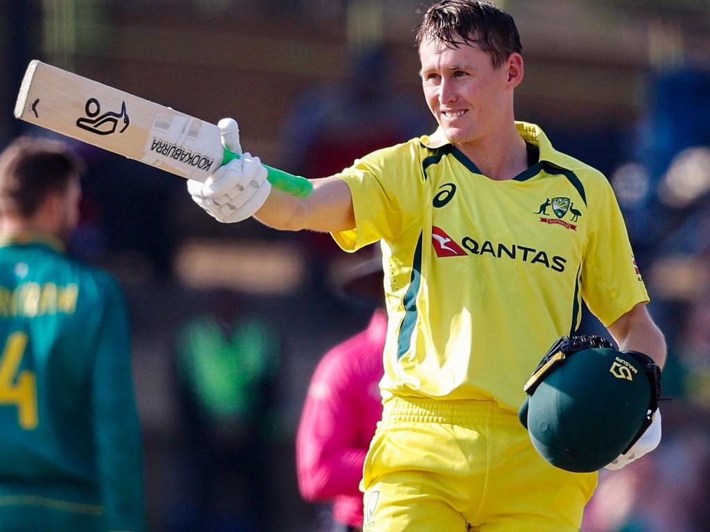 Labuschagne’s century earned him a second straight player of the match award. Picture: PHILL MAGAKOE / AFP