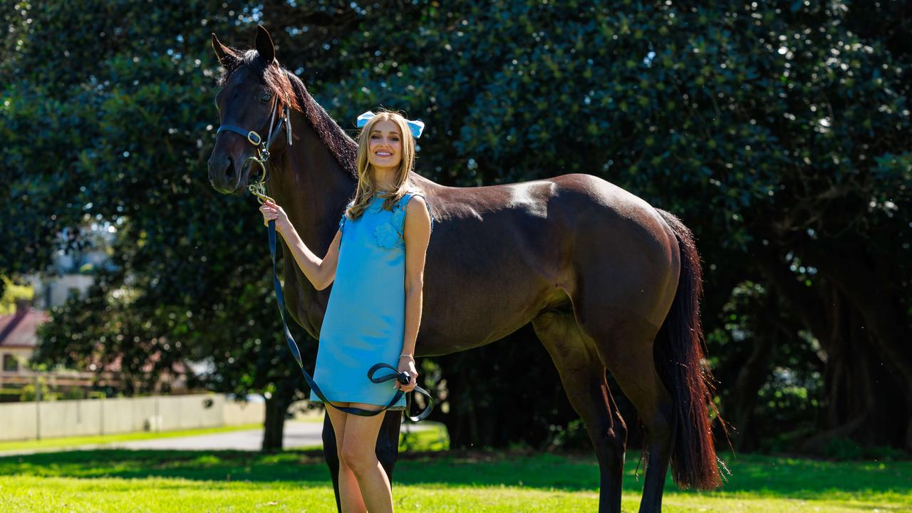 Kate Waterhouse with, Raf Attack, at Royal Randwick, Sydney, today. Picture: Justin Lloyd.