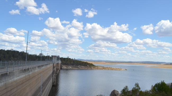 LOW POINT: Leslie Dam, one of the region’s largest dams. Picture: contributed