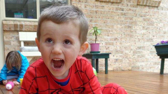 William Tyrrell was wearing a Spider-Man outfit when he went missing. Picture: Supplied