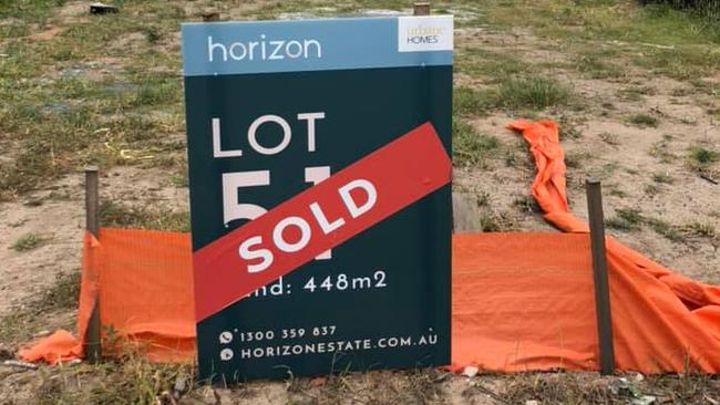 Another Thornlands residential block is sold and ready for the construction of a family home. Photo: Paula Shearer