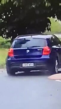 Police hunt for driver of stolen luxury car