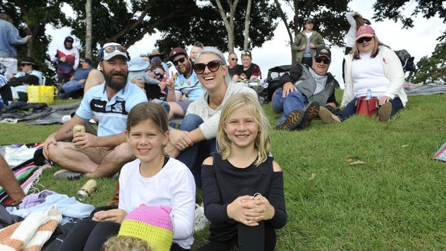 Coffs Coast league fans enjoy the atmosphere at the Cronulla Sharks v Gold Coast Titans match at C.ex Stadium Coffs Harbour. Photo: Tim Jarrett