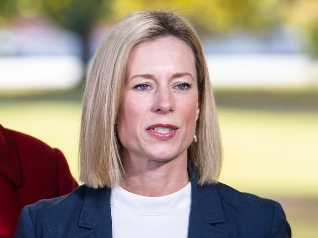 Labor leader Rebecca White in Launceston. Picture: Patrick Gee