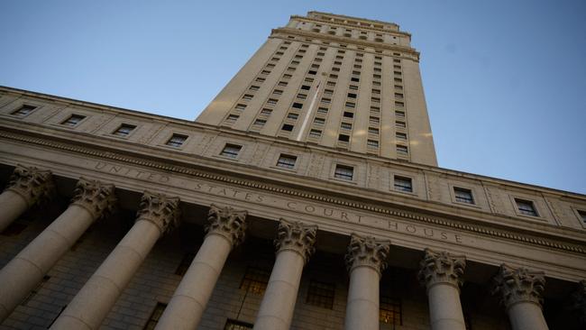 The Thurgood Marshall United States Courthouse in Manhattan, New York. Picture: AFP