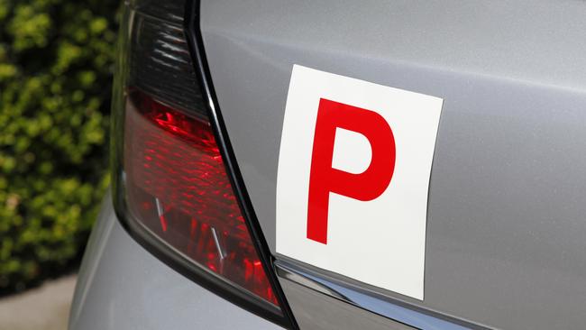 Probationary Plate on Silver Car. Picture: iStock