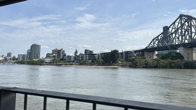 Around 80 properties went under the hammer at Howard Smith Wharves in Brisbane Monday afternoon. Picture: Sophie Foster