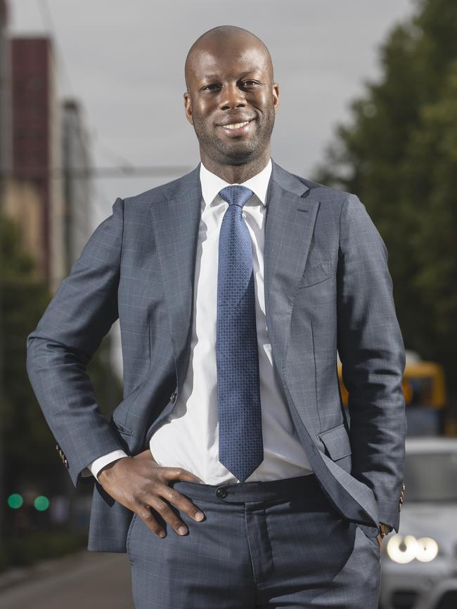 Bruce Djite, chief executive of the committee for Adelaide is joining The Advertiser as a columnist. Picture Simon Cross