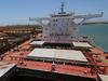 CEO of Fortescue Metals Group Ltd Nev Power on Pacific Spirit being loaded at Herb Elliot Port, Port Hedland.