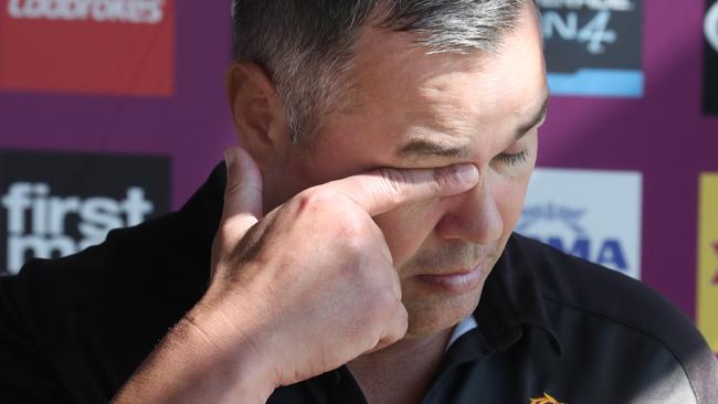 Anthony Seibold’s position is untenable. Picture: Annette Dew