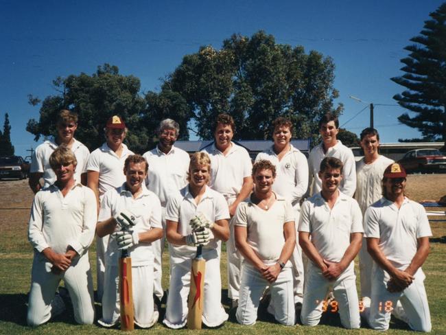 Mount Compass Cricket Club pays tribute to David 'Burga' Burgess who was 'a much loved and respected' coach, committee Member, groundsman, curator and mentor. Picture: Facebook