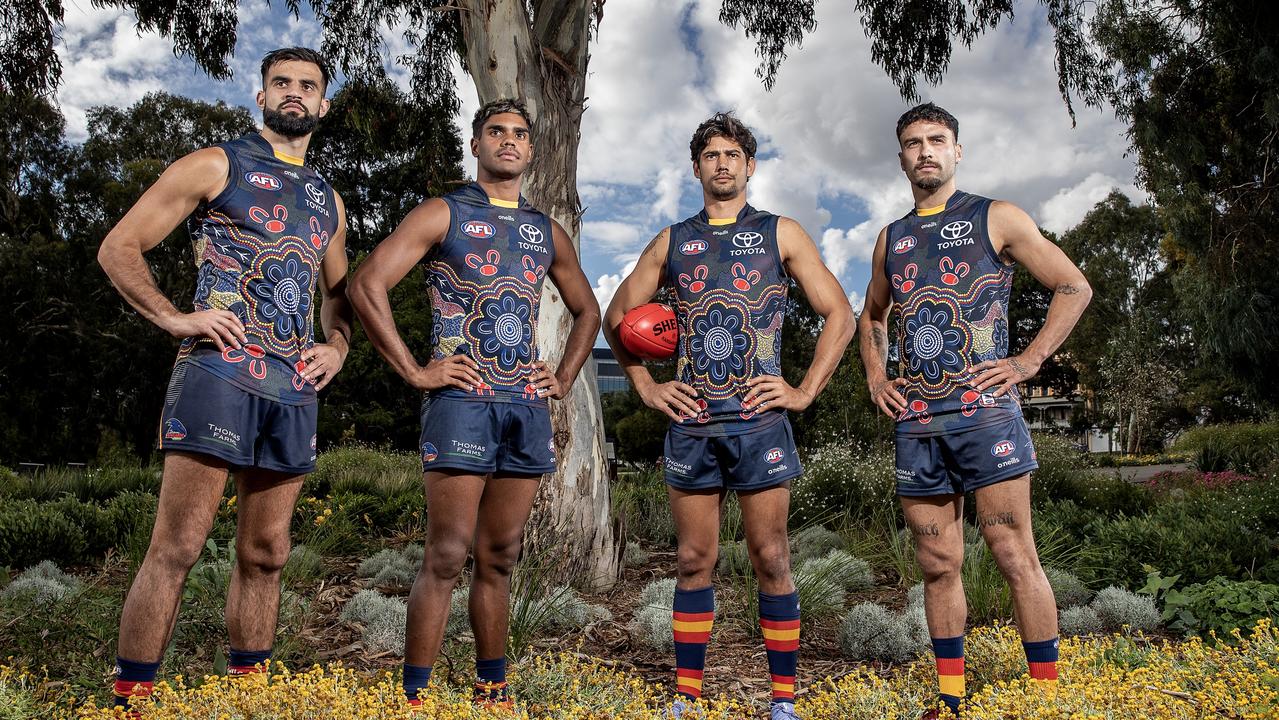 Crows, Port Indigenous Round guernseys revealed The Courier Mail