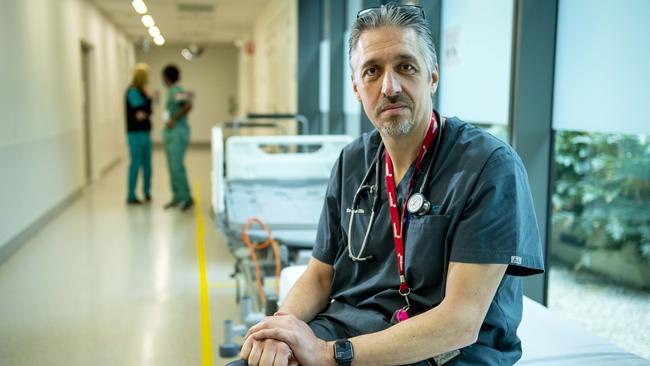 Dan Ellis is the director of trauma at the Royal Adelaide Hospital. Picture: Mark Brake