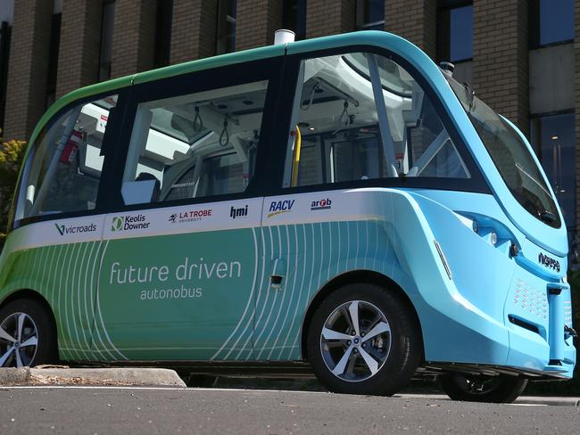 Driverless bus: La Trobe Uni trial is first in Victoria | Herald Sun