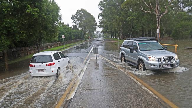 Roads across the city have been flooded. Picture: Zak Simmonds