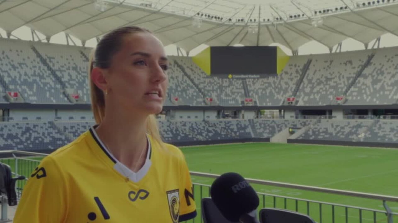 Central Coast Mariners captain Taren King and new signing Jessika Nash ahead of 2024/25 season