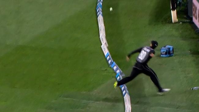 If not for a no-ball, Mark Chapman would have taken one of the catches of the series.