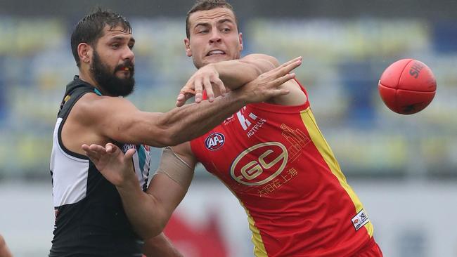 Ryder gave away six free kicks against Gold Coast. Pic: Getty Images