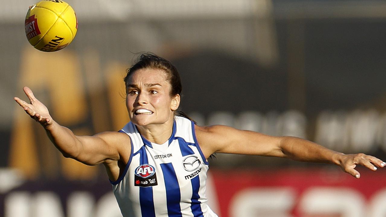 Ash Riddell broke her own AFLW disposals record recently.