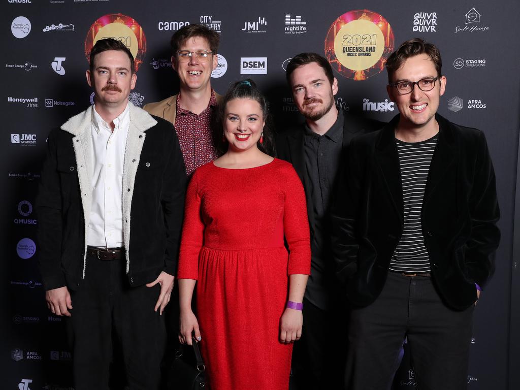 Ball Park Music, 2021 Queensland Music Awards, Fortitude Valley, Brisbane. Photographer: Liam Kidston.