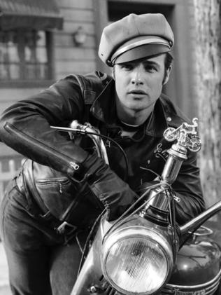 Brando, pictured here in 'The Wild One', died in 2004, aged 80.