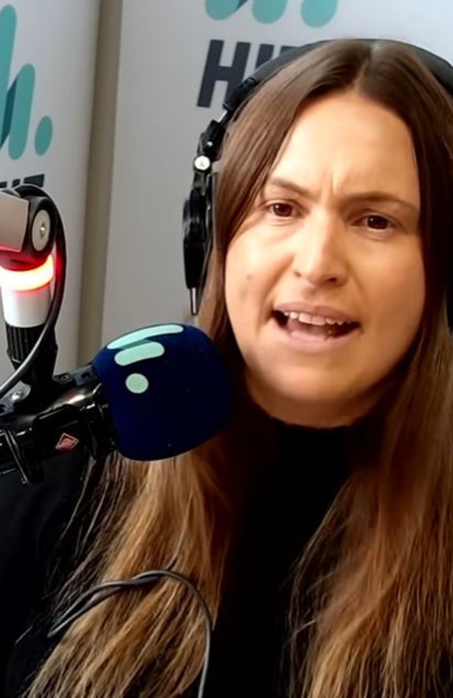 Christie Hayes called out the government's response to gender violence. Picture: TikTok/Hit 100.9