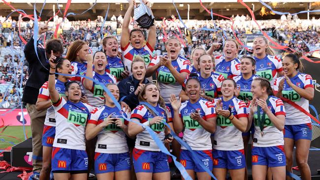 The establishment and expansion of the NRLW has been seen as a key driver of women’s participation in the sport. (Photo by Cameron Spencer/Getty Images)