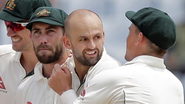 Nathan Lyon has ripped through the Bangladeshi top order.