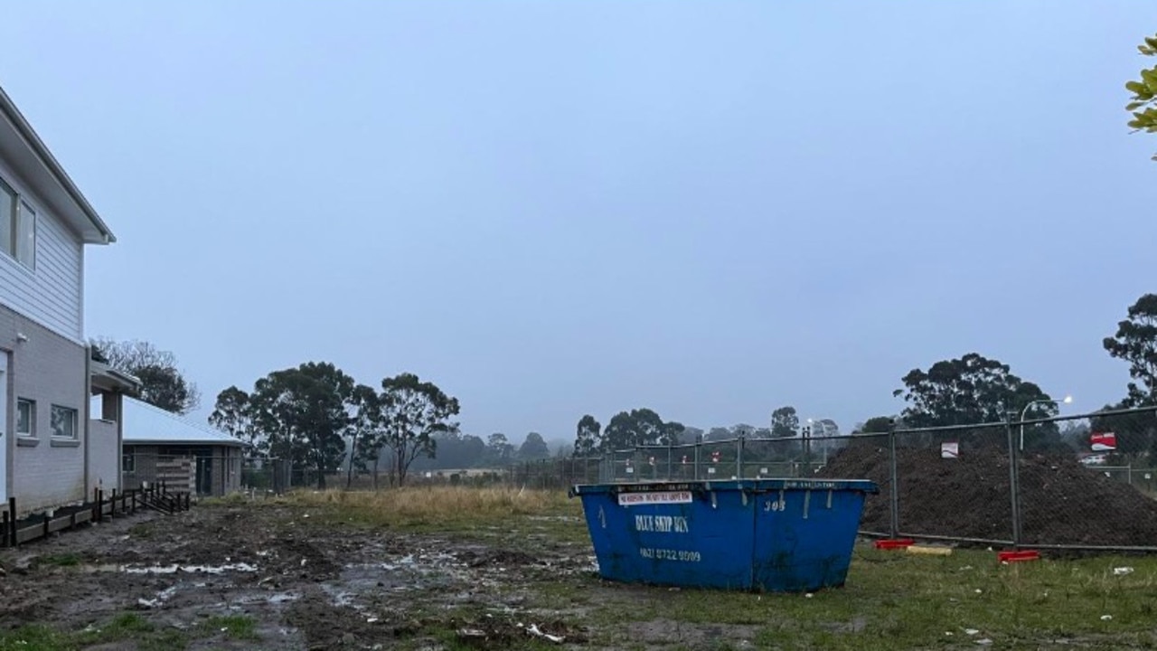 Dozens of plots of land, like this one, have remained empty as Willoughby Homes was unable to continue building since April last year.