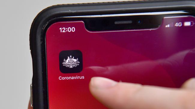 A COVID-19 contact-tracing app is in the works. Picture: AAP