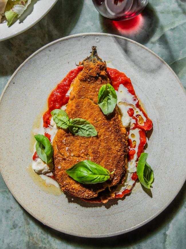 The best-ever parmi. Photo: Nikki To