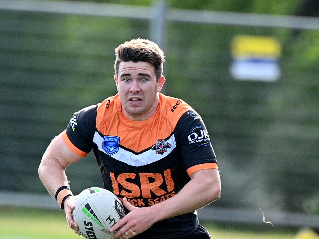 The Wests Tigers are building a bright future thanks to a cast of talented youngsters. Picture: AAP Image/Dan Himbrechts.