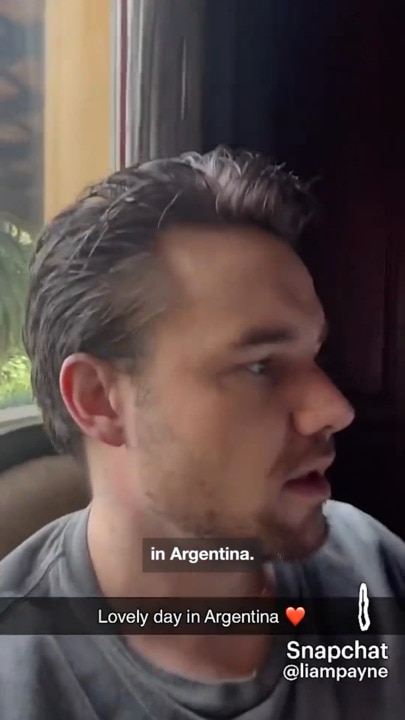 'Quality time' Last video posts from Liam Payne in Argentina