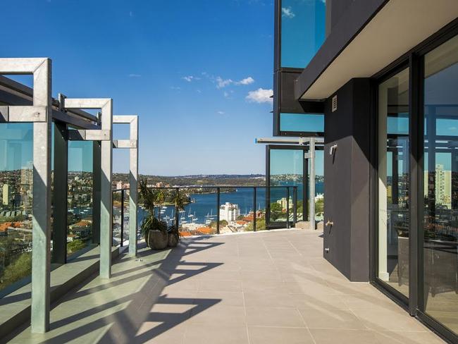 One of the Bridgehill penthouses.