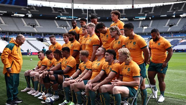 The Wallabies at the Stade de France in Saint-Denis, outside Paris