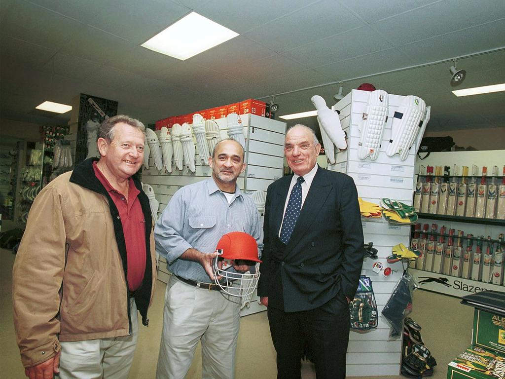 Kingsgrove Sports Store and its owner Harry Solomon are legendary in Sydney’s cricket scene. Picture: SUPPLIED