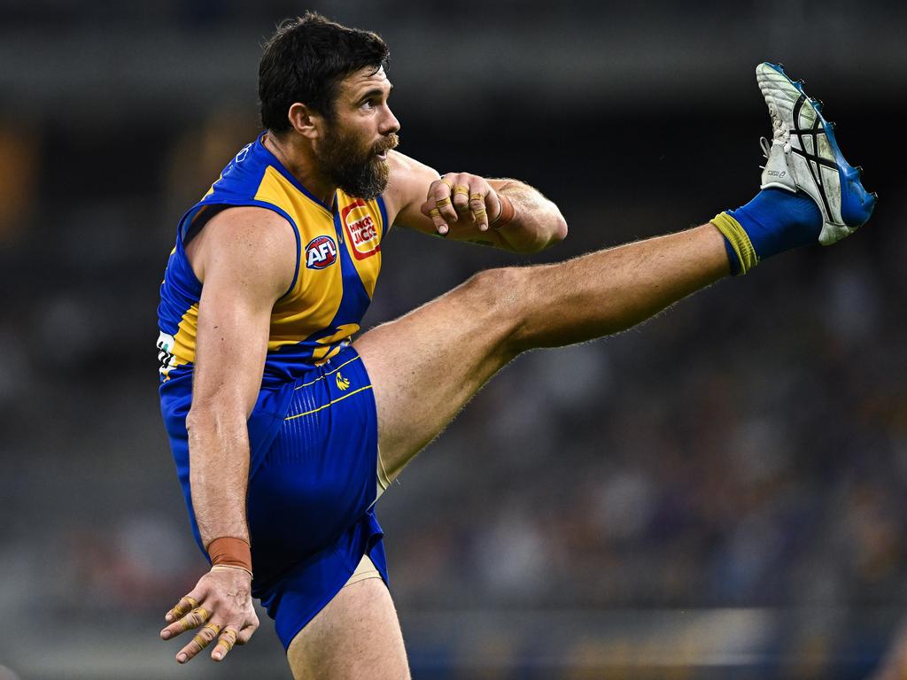 Josh Kennedy will make a return for the Eagles after being sidelined for a swollen knee. Picture: Daniel Carson/AFL Photos via Getty Images