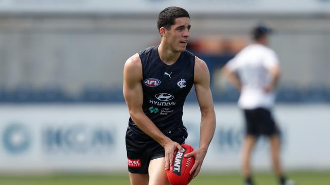 Adam Cerra was snagged by the Blues. Picture: AFL Photos