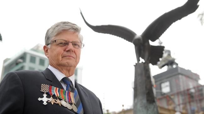 Cr David McLachlan's father Edward William McLachlan was an RAAF pilot serving in Bomber Command during WWII. Photo: Paul Guy