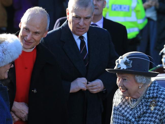 There was no shortage of well-wishers for the Queen after she attended church. Picture: AFP