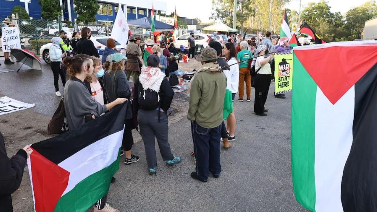 Pro-Palestine protesters blockade Brisbane engineering business | The ...