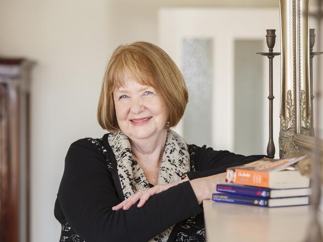 MOSMAN DAILY/ AAP Photo of writer Kandy Shepherd in her Cammeray home on Wednesday the 19th June 2019.Kandy and her family are selling the historic home known as Cairo House, and she writes her romance novels from the house.AAP IMAGE/ Tim Pascoe