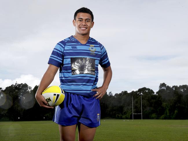 Junior Fagalele of the Parramatta Eels. Picture: Toby Zerna