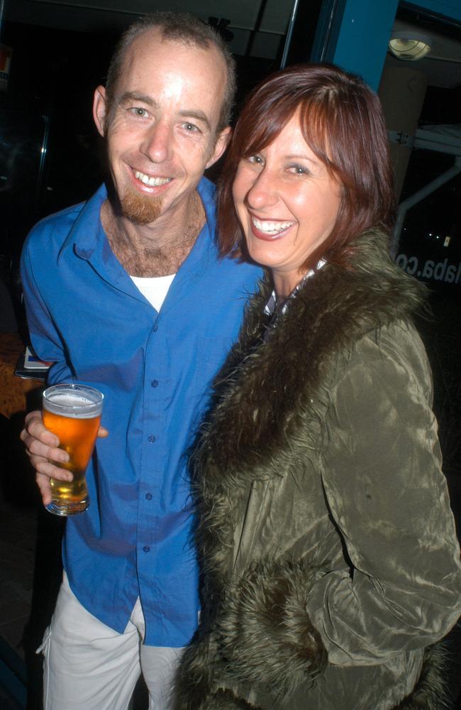 Peter Downey and Camille Nugent enjoy their night a Vibes nightclub in July 2004. Picture: Sharyn Rosewarne.